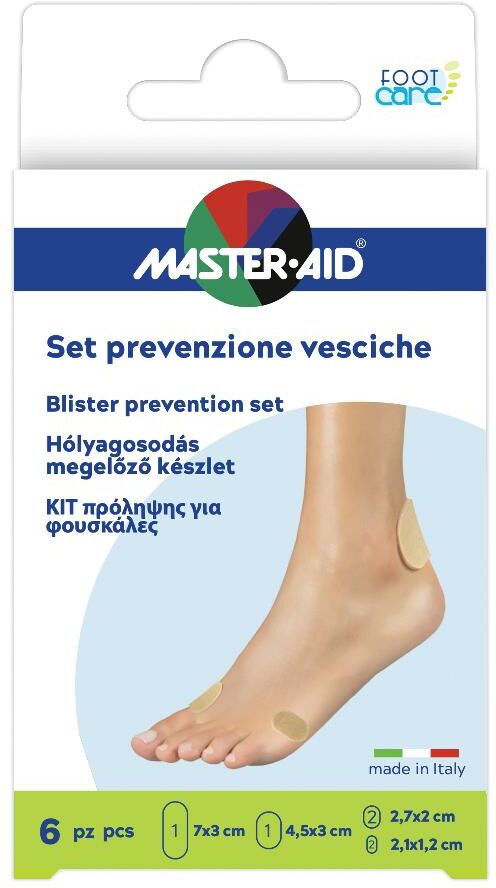 PIETRASANTA PHARMA SpA Footcare Set Prevenzione Vesciche, 6 protezioni