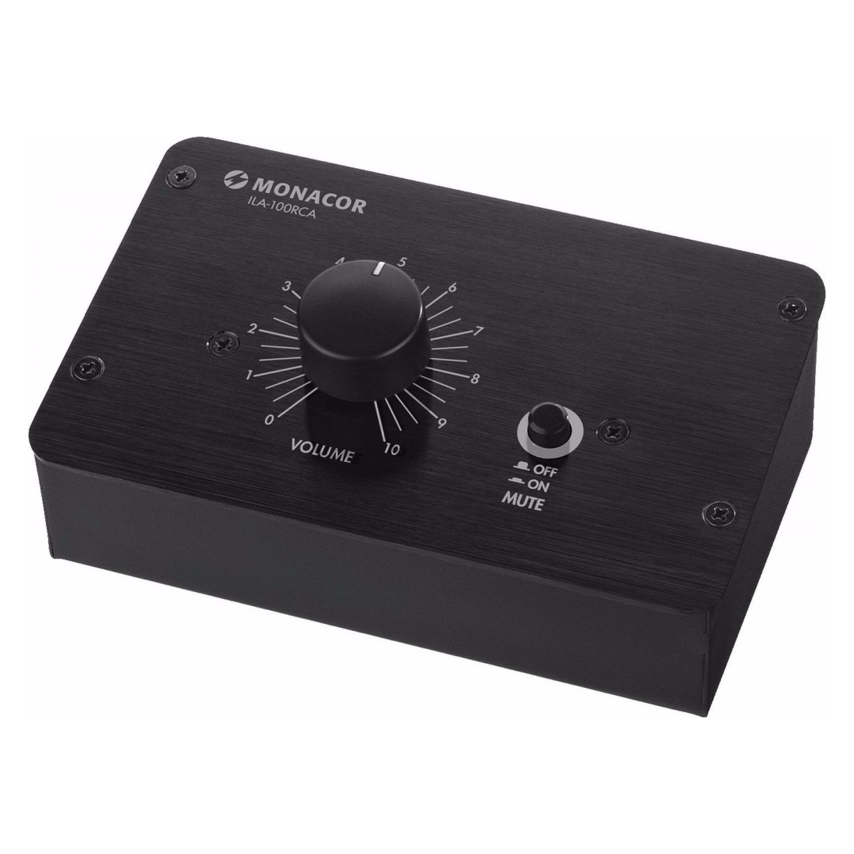 Monacor Pegelregler 2xCinch RCA 1x3.5mm (ILA-100RCA)