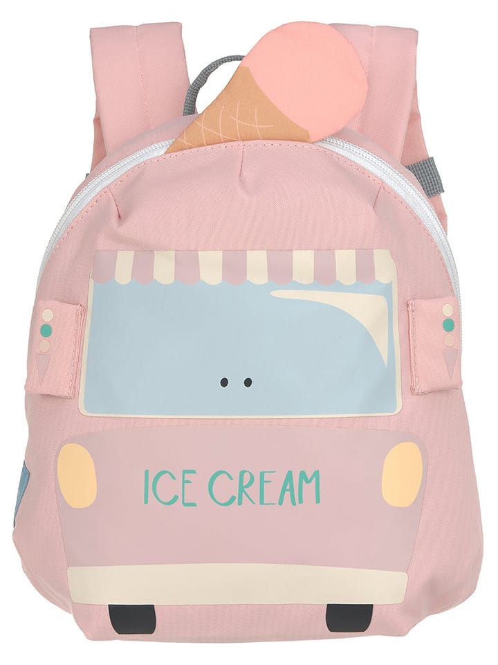 Lässig Rucksack ''Tiny Drivers - Ice Cart'' in Rosa - (B)20 x (H)24 x (T)9,5 cm - onesize