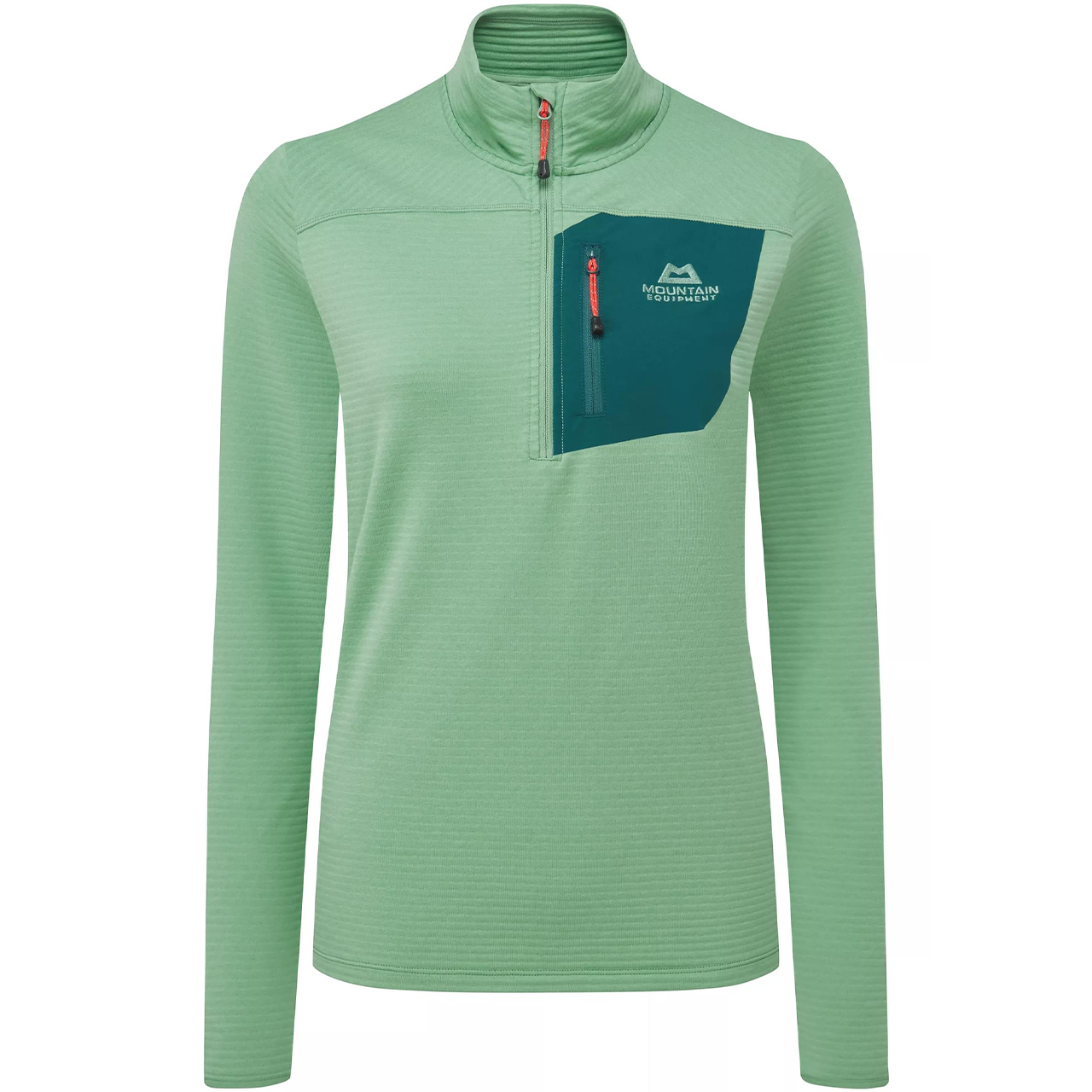 Mountain Equipment Damen Half Zip LUMIKO lichen green/D teal - S