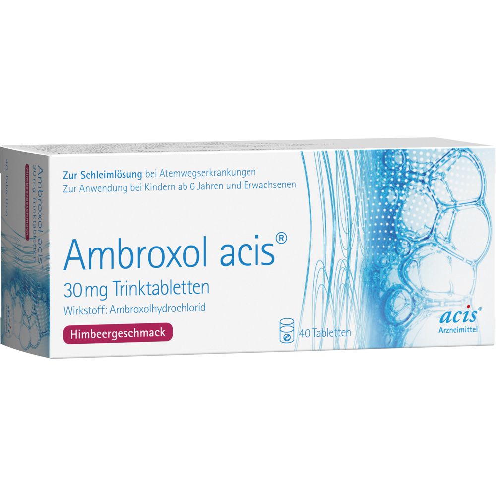 Ambroxol acis 30 mg Trinktabletten 40 St Tabl. zur Herstellung einer Lösung zum Einnehmen
