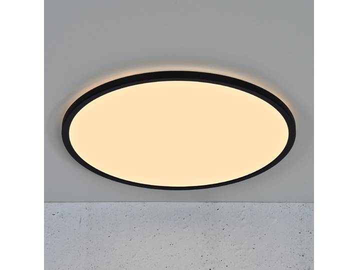 Plafonnier Oja ronde 30 x 2 x 30cm Noir