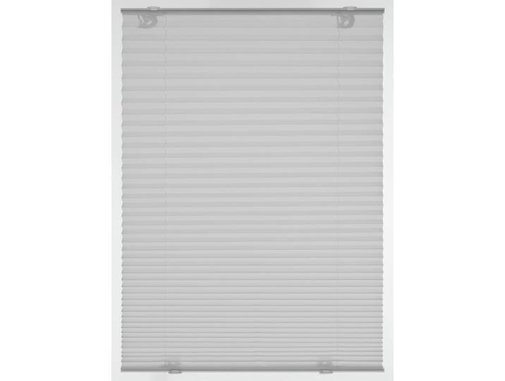 Plissee GARDINIA Plissee Solo mit Saugnäpfen Gr. 1, grau, B:40cm H:130cm, Obermaterial: 100% Polyester, Plissees, Plissee, mit integrierter Schnurführung, Topseller