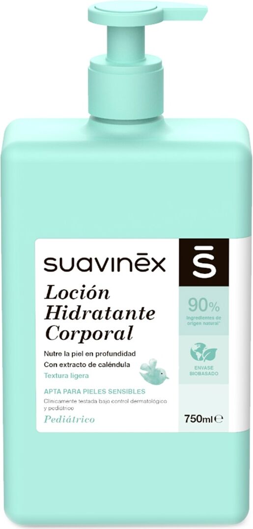 Suavinex Loción hidratante corporal .  (750 ml)  niño