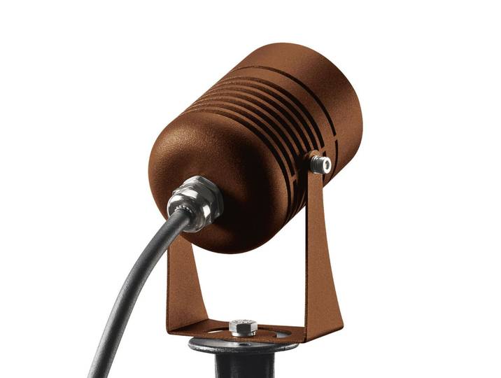 Spike spot sur piquet, rouille, IP55 - SLV - Moderne - Métal - À ampoule unique