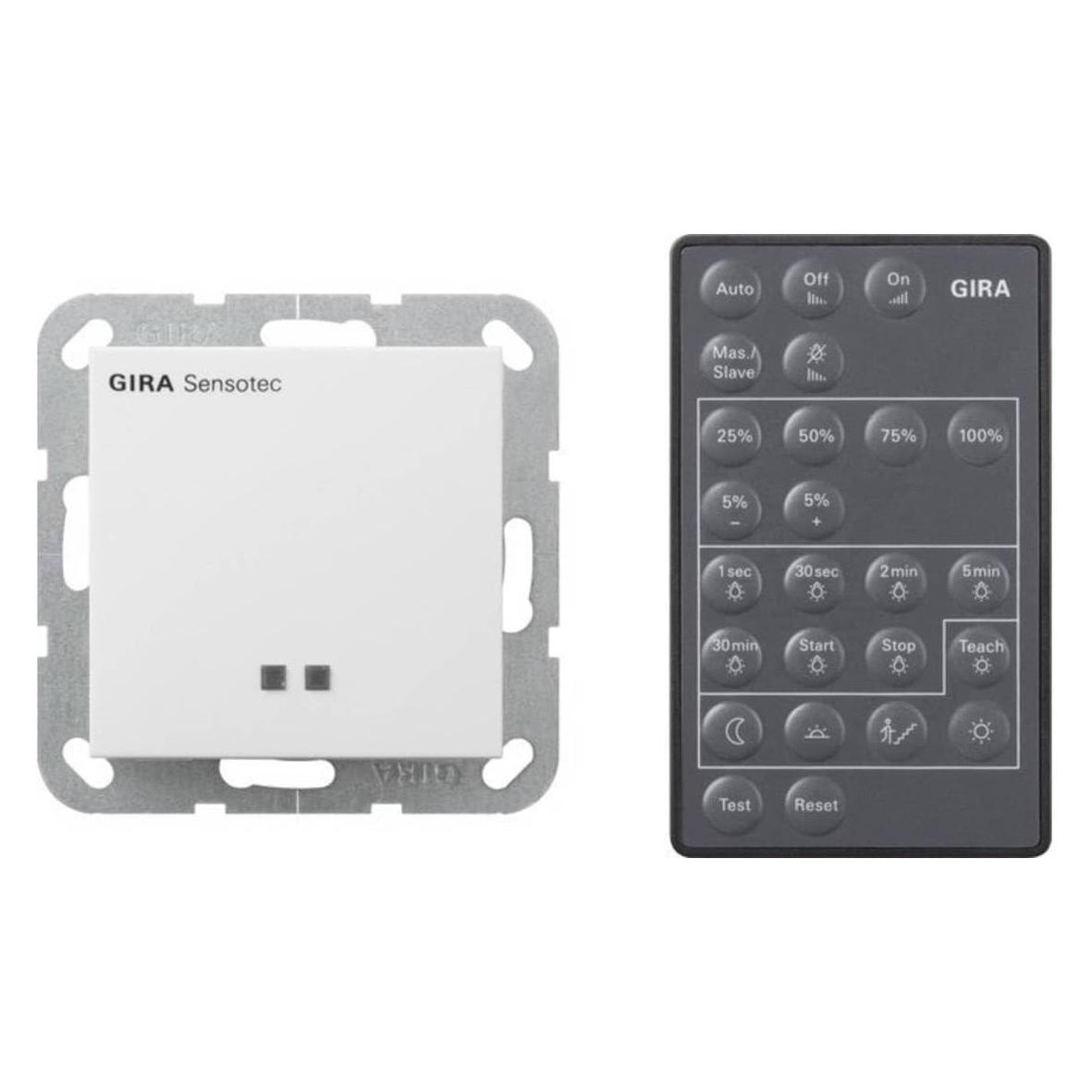 Gira Sensotec + Fernbedienung System 55 Reinweiss (236603)