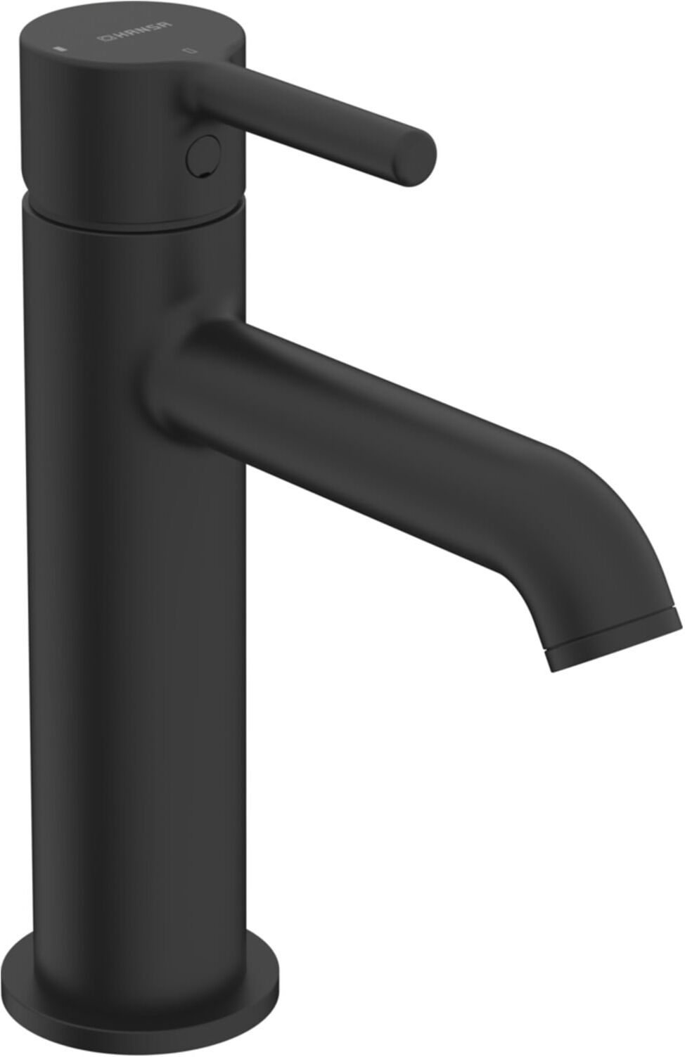 Waschtisch-Einhebelmischer HANSAVANTIS Style A 133mm, matt-sw, 4,5 l/m., Cold-Start (5437220733006)