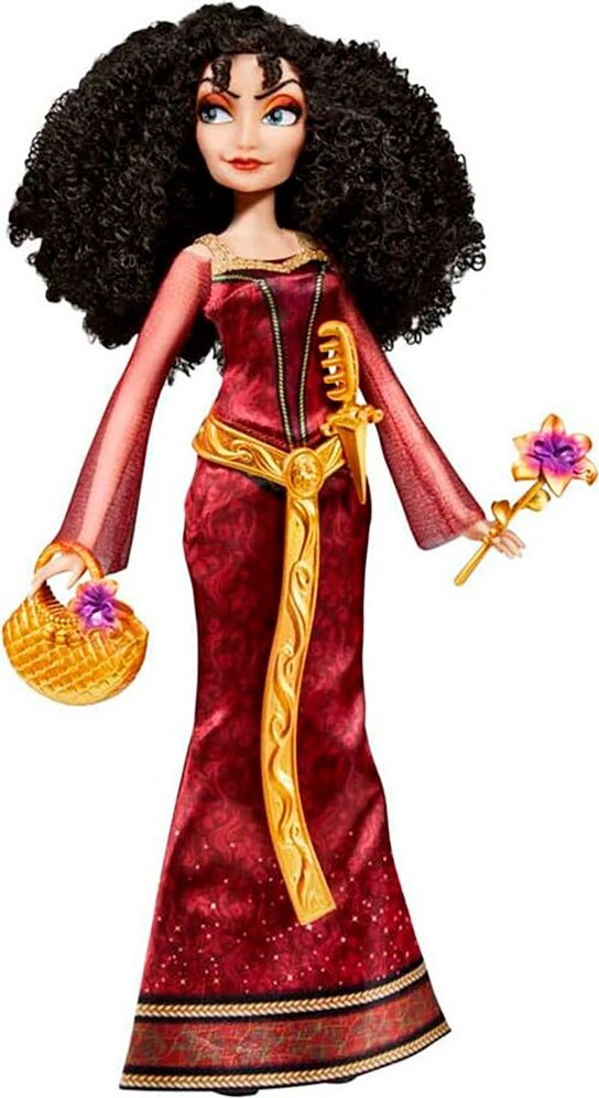 Hasbro Disney Schurken Mother Gothel knuffel, 28 cm