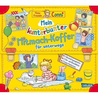 Conni Gelbe Reihe (Beschäftigungsbuch): Mein kunterbunter Mitmach-Koffer für unterwegs, Taschenbuch von Hanna Sörensen, Carlsen