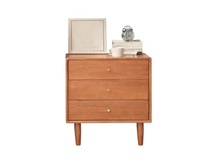 Schlafzimmermöbel Kommode for Schlafzimmer mit 3 Schubladen aus Holz
