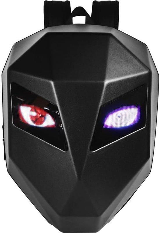 Elzusha - Rucksack mit LED-Display in voller Farbbrillanz und Bluetooth-Steuerung