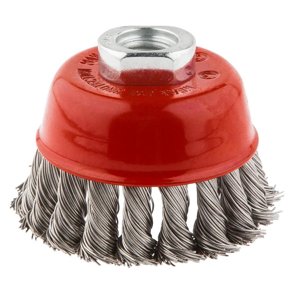 Graphite Wire Rear Brush 80 mm x M14 INOX - 57H582 (TOP-57H582)