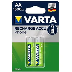 Varta Akku passend für Siemens Gigaset 3015 Comfort, AA NiMH Akku 1600mAh