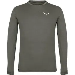 SALEWA Salewa Herren Shirt PUEZ MELANGE DRY M L/S TEE, Größe M in Grün 2054