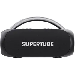 Tracer Głośniki SuperTube TWS BT BLACK (10 h), Bluetooth Lautsprecher, Schwarz