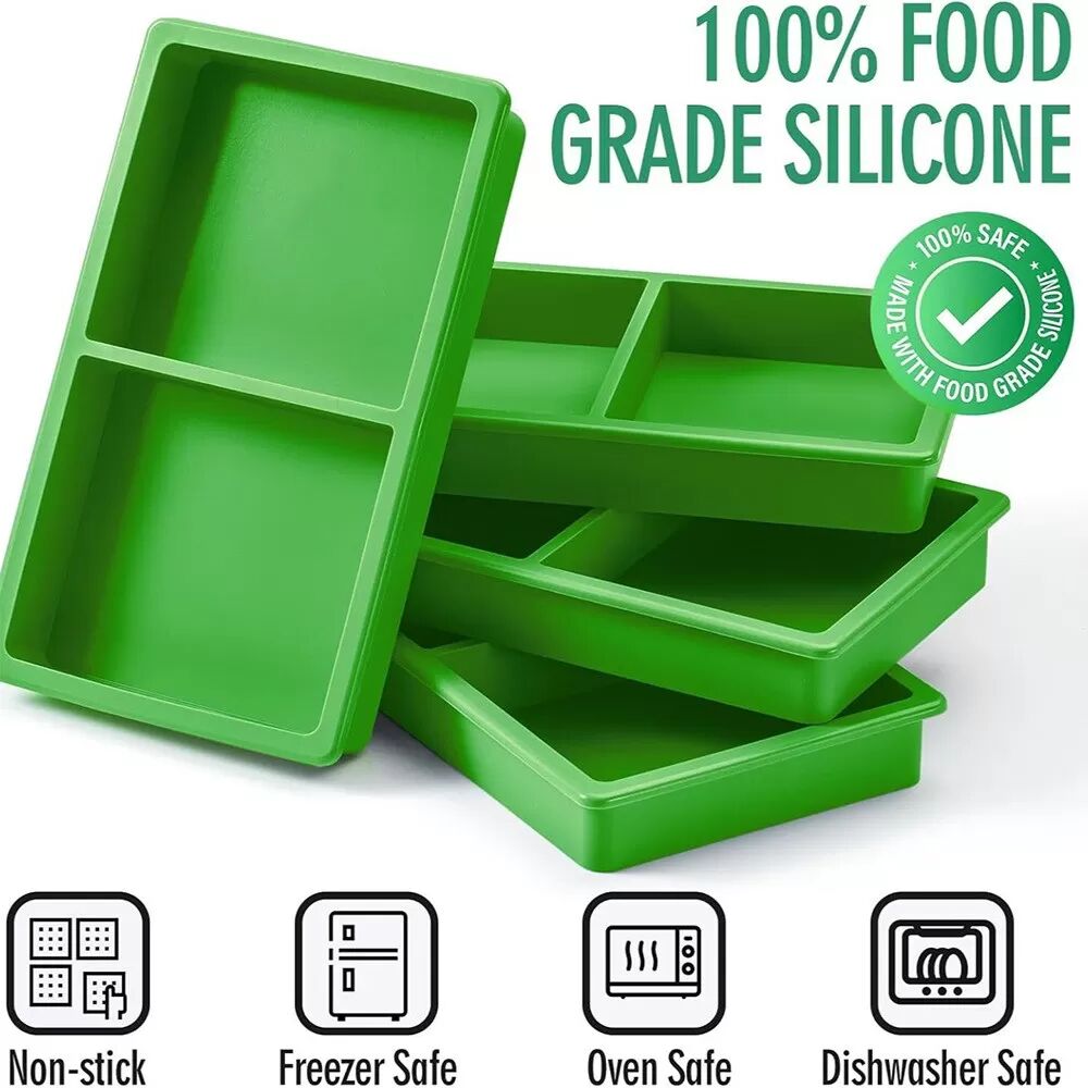 INF Tapis de Cuisson en Silicone avec Séparateurs pour Déshydrateur Harvest Right Vert clair