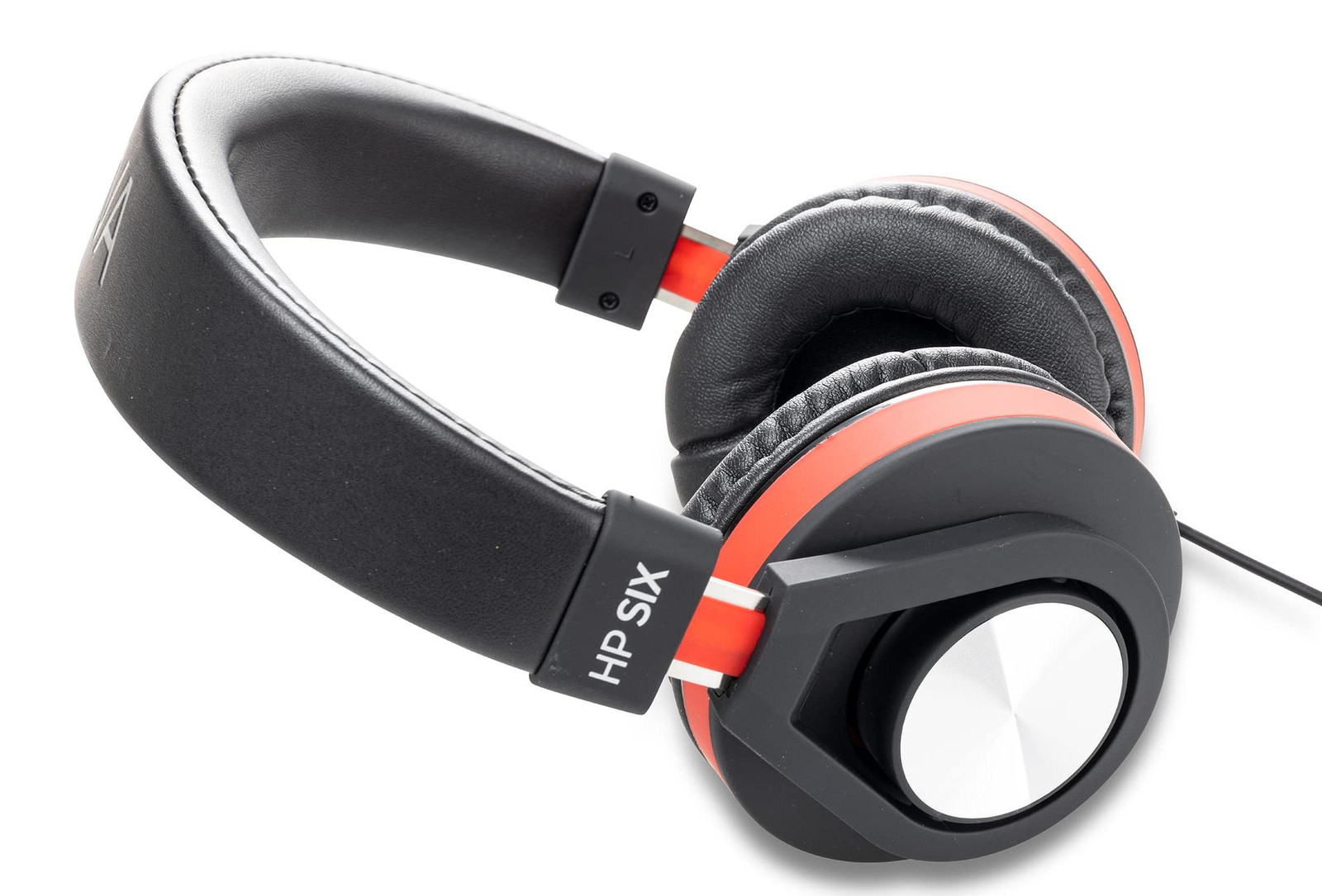 GEWA HP SIX hoofdtelefoon, gesloten model, over-ear, zwart-rood