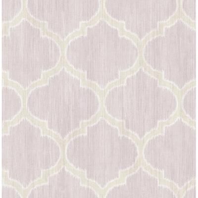 Seabrook Designs Broderie Lattice Unpasted Wallpaper