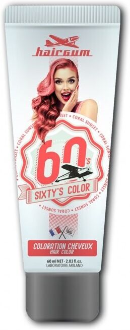 Hairgum Sixty'S Color 60ml Coral Sunset