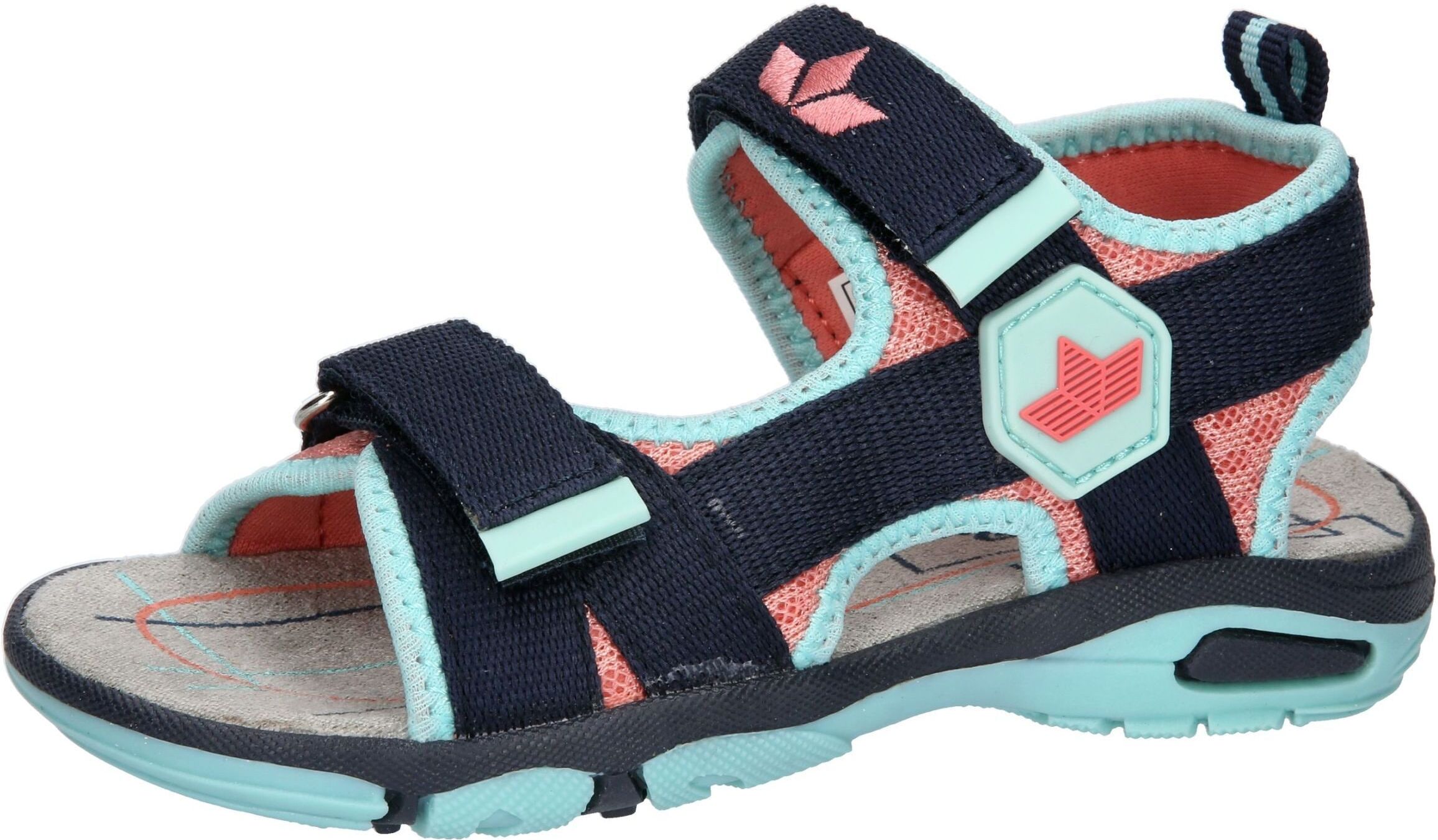 Sandale LICO "Sandale Palau V", Mädchen, Gr. 30, blau, Synthetik, Schuhe Sandale
