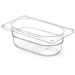 Hendi Gastronorm Behälter 1/9, 176x108x65 mm, transparent
