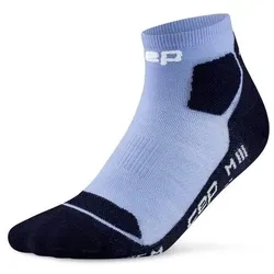 CEP Damen Light Cushion Low Cut Wandersocken - 40-43 - light blue/dark blue