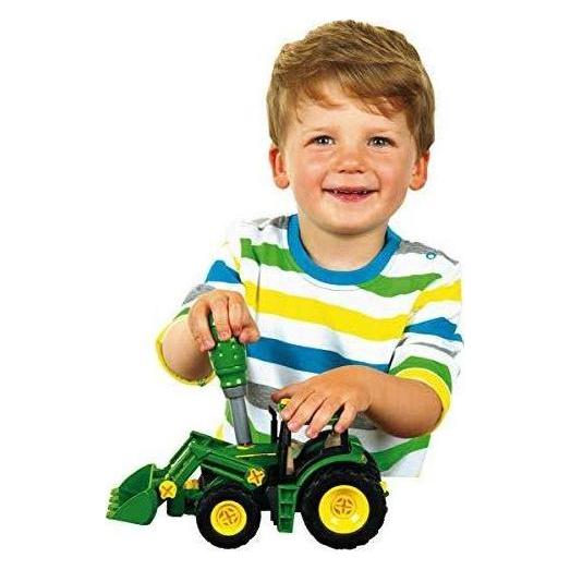 Theo Klein John Deere Traktor mit Holz- und Heuwagen (3906)