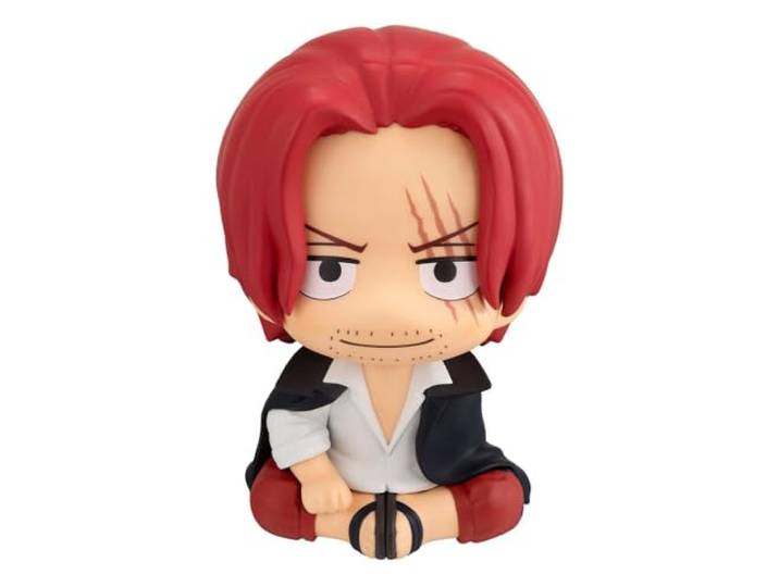 Megahouse, Lookup Shanks MH839542 One Piece Figuur (met cadeau), 11 cm, meerkleurig, verzamelfiguur, optimaal cadeau voor anime-fans One Piece