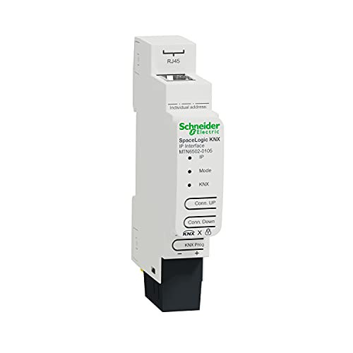 Schneider Electric SpaceLogic KNX IP Secure Interface MTN6502-0105 voor DIN-rail montage