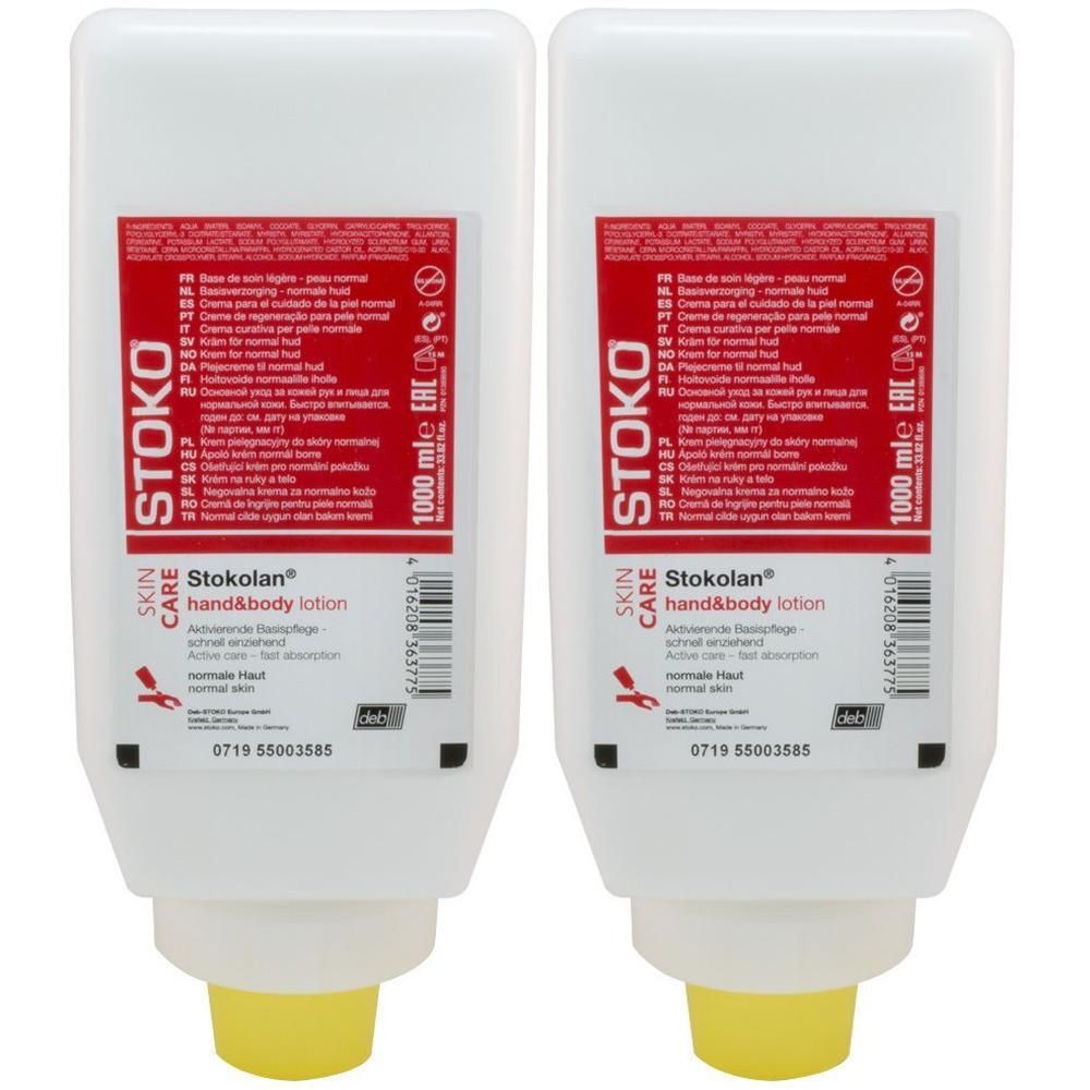 Stokolan hand & Bodylotion 2x 2x1000 ml Lotion