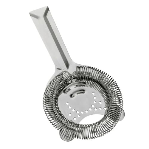 Hawthorne strainer Profi met 2 oren - RVS 304 cocktailzeef voor professioneel gebruik