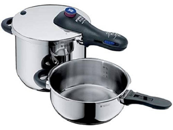 WMF Topf-Set Perfect Plus mit Korb 22 cm - 4,5L+8.5L silber