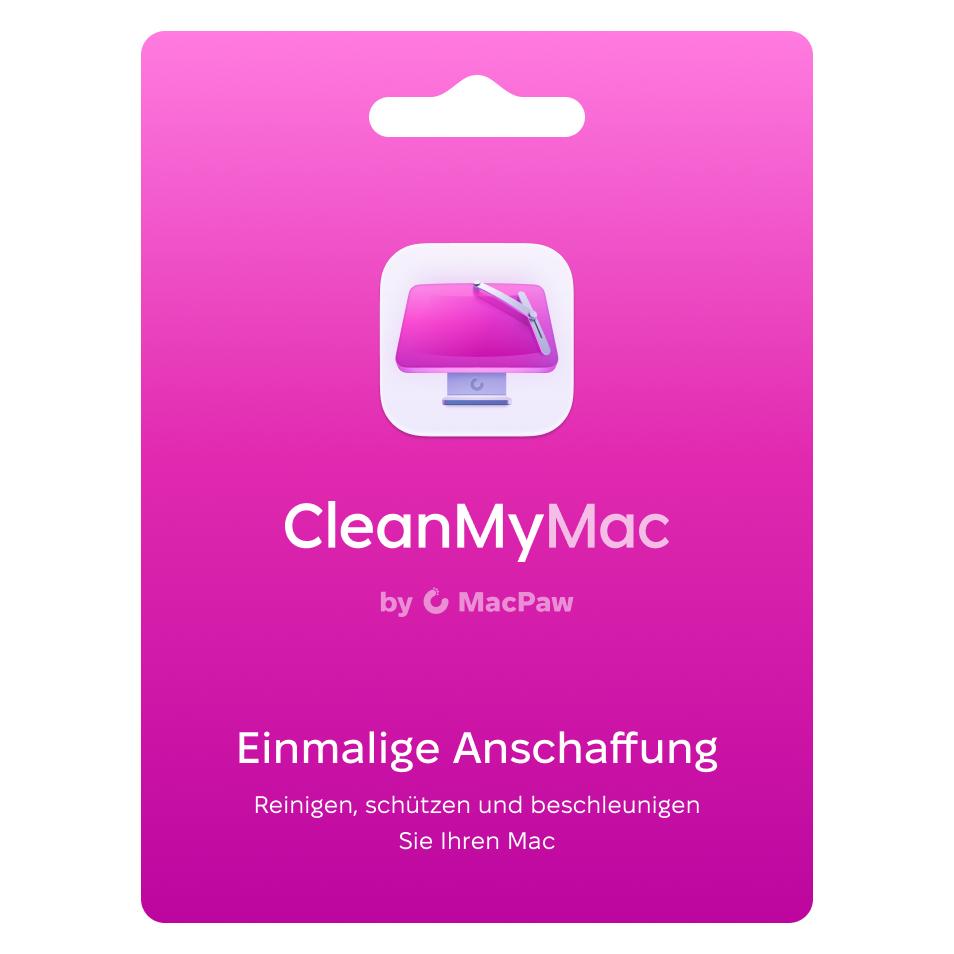 MacPaw CleanMyMac (1 User, 1 Geräte/User, unbegrenzt) (0ff23d4a-c573-44a6-bee4-bb4a221deb0b)