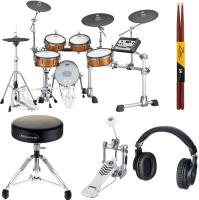 Yamaha DTX10K-X Real Wood Bundle Real Wood