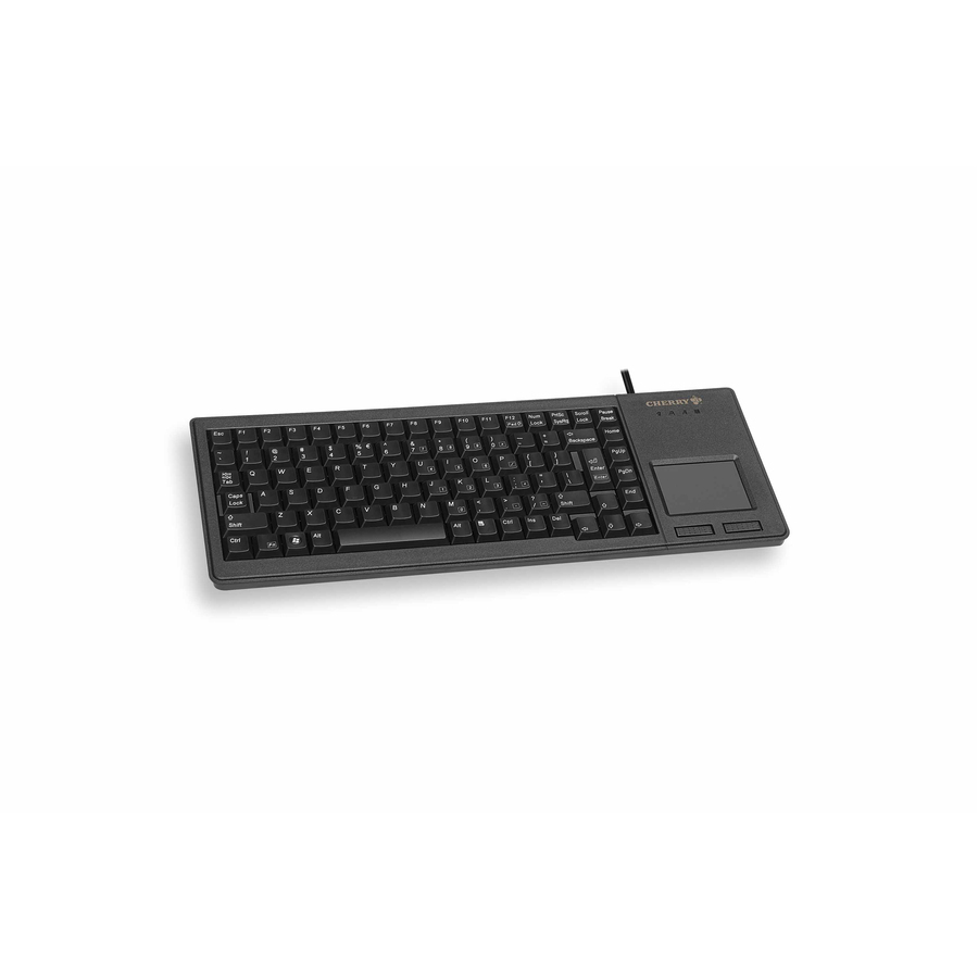 CHERRY XS Touchpad G84-5500, Volle Größe (100%), Kabelgebunden, USB, Mechanischer Switch, QWERTY, Schwarz