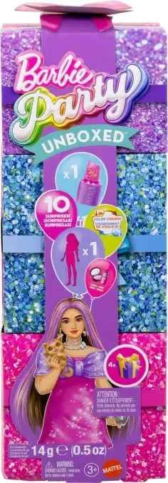 Barbie Party Unboxed Barbie Glam Party Reveal rosa