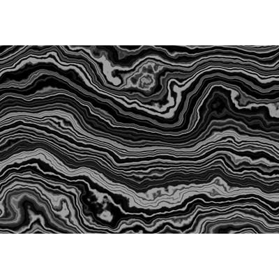 Fototapete LIVING WALLS "Walls by Patel Onyx 1", schwarz, B:4m L:2,7m, Vlies, Tapeten, Vlies, Wand, Schräge