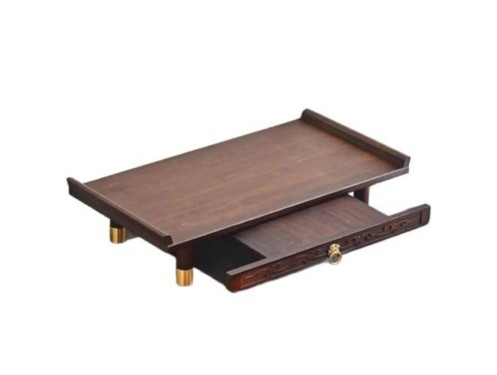 Buddhistisches Hausaltar Regal mit ausziehbaren Schubladen,Altartisch Ausstellungstisch den Eingangsbereich Weihrauchbrenner Tisch aus Holz mit Altaraufsatz