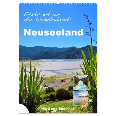 Erleben Sie mit mir das beeindruckende Neuseeland (Wandkalender 2026 DIN A2 hoch), CALVENDO Monatskalender