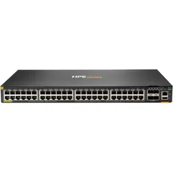 Aruba HPE Networking CX 6200F 48G 4SFP+ Switch (48 Ports), Netzwerk Switch, Schwarz