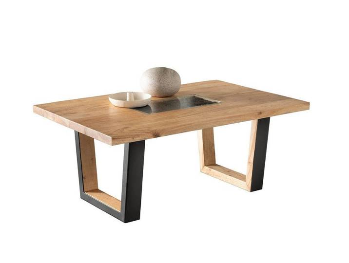 Main Möbel Couchtisch 110x70cm Trondheim Akazie massiv