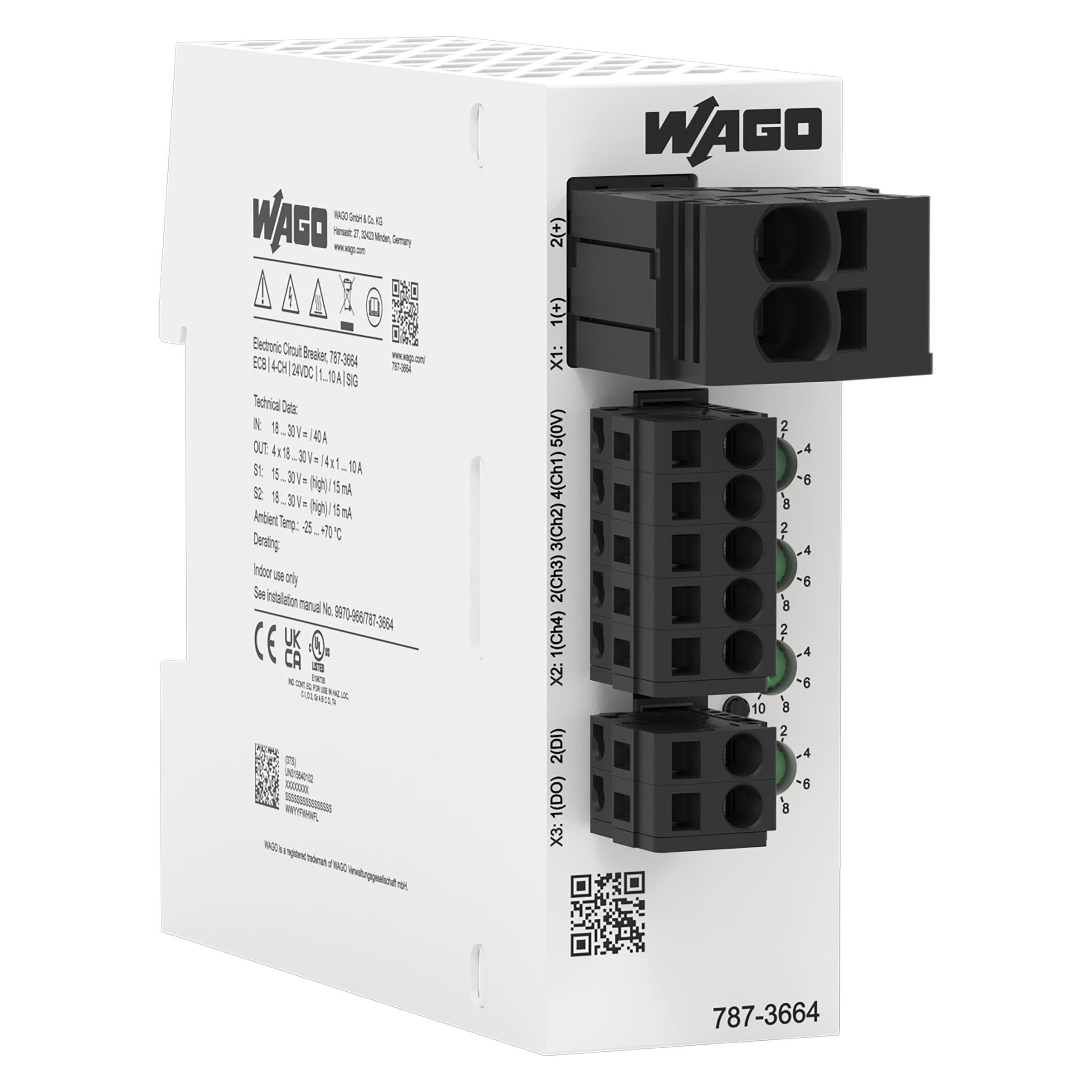 Wago 787-3664 Elektronischer Schutzschalter 4-kanalig (787-3664)