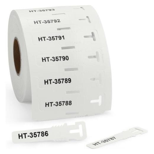 HellermannTyton Hellermann TAGPU12X74-LOOP-PUR-WH 500 Kennzeichnungsschilder im (556-80584)
