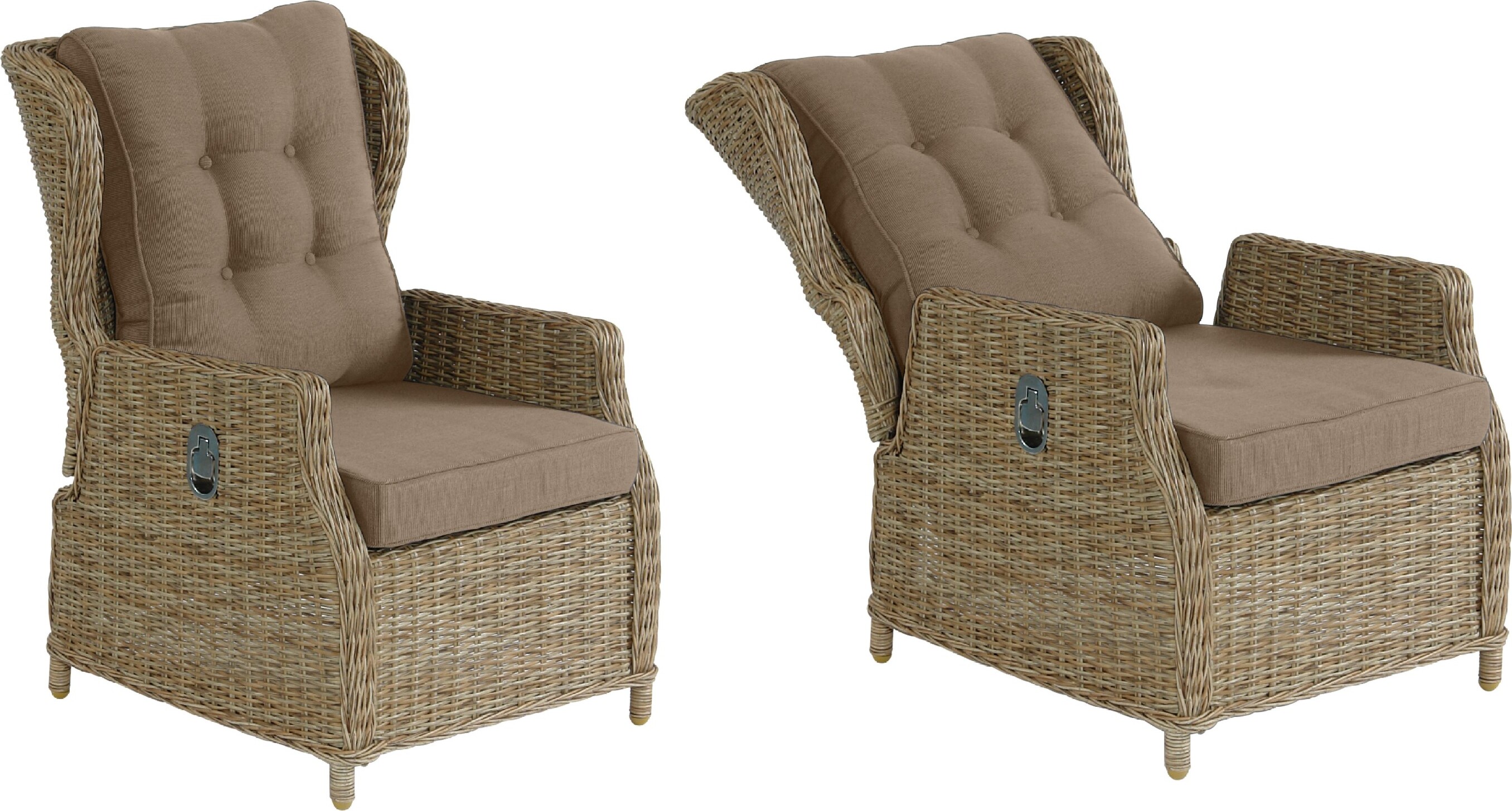 Inko Loungesessel Leona inkl. Kissen, beige
