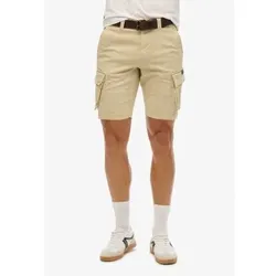 Superdry für Herren. M7110433A Core beige Shorts (30), Lässig, Baumwolle