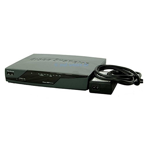 Cisco 878 G.SHDSL Router in zwart en grijs