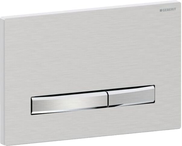 Geberit Sigma 50 Square Betätigungsplatte 115788GH2 chrom gebürstet, für 2-Mengen-Spülung