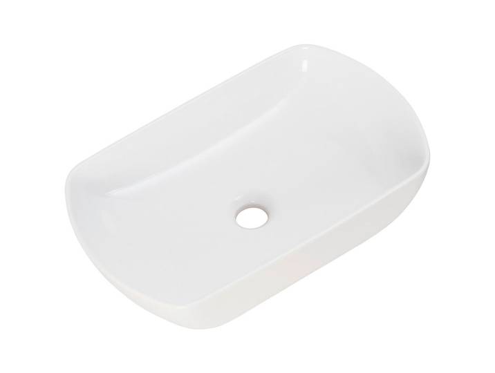 Mid.you Waschbecken, Weiß, Keramik, 50x12.5x31.5 cm, Badezimmer, Waschbecken & Armaturen, Waschbecken