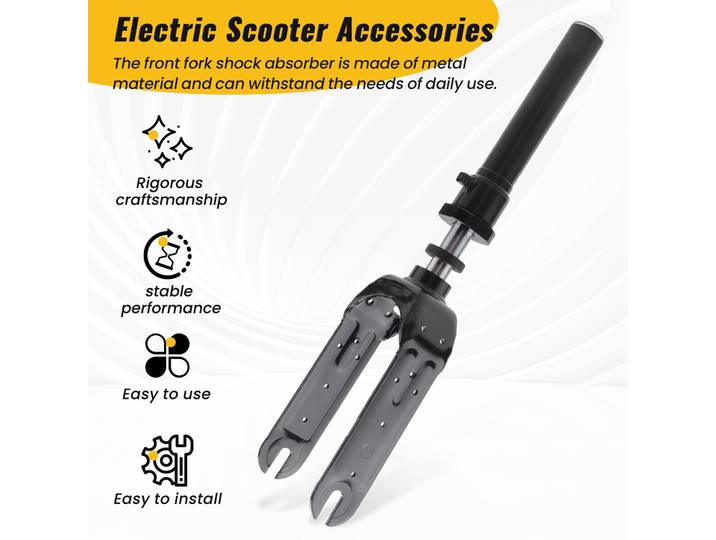 Fourche avant pour trottinette électrique Max G2, accessoire d'amortissement à suspension pneumatique - FABY