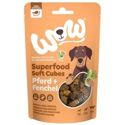 Wow Dog Superfood Soft Cubes Pferd mit Fenchel | 150g